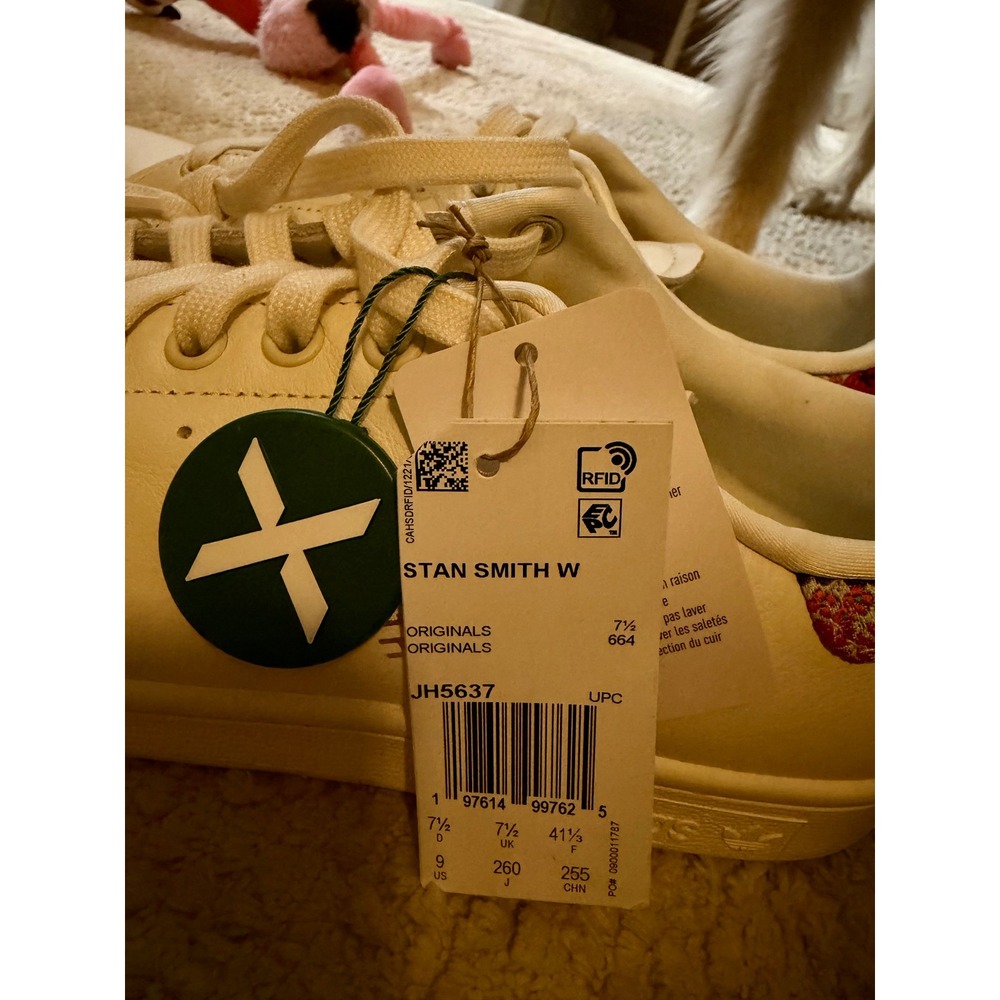 Adidas Stan Smith x Liberty London Floral Leather Sneakers JH5637 Womens 9 NWT - Picture 4 of 12